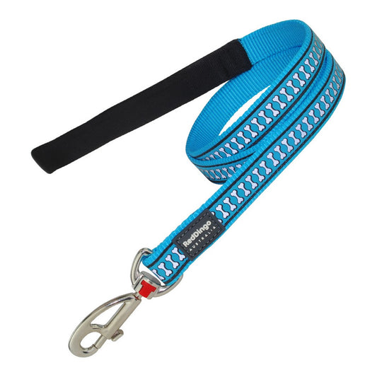 Dog Lead Red Dingo Reflective Turquoise (1,2 x 120 cm)-0