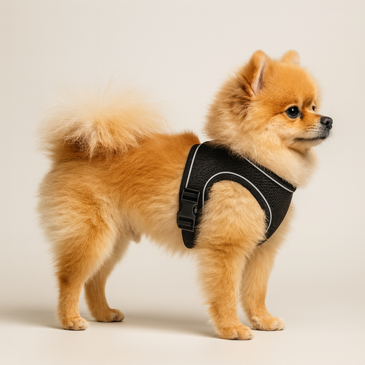 Comfortabel Y-Harnas Pomeranian  – Vrije ademhaling
