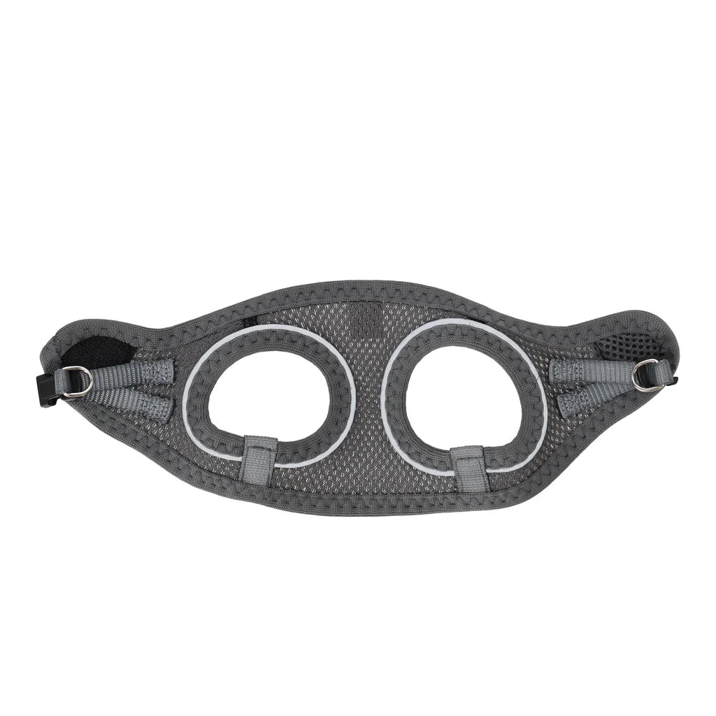 AirFlex Step&Go – Hondentuigje Grijs XXS (24-25 cm)